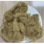 Recycled Polyester Staple Fiber 25D 65mm Light Camel Color for sale
