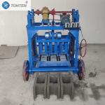 Floor Brick Making Machine Platform Vibration Mobile Block Molding Machine for sale