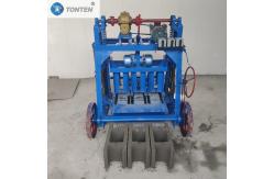 China Floor Brick Making Machine Platform Vibration Mobile Block Molding Machine supplier