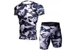 China Gym Custom Rash Vests Non Harmful Chemical Material Odor Resistant supplier