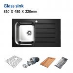 Glass Stainless Steel 32 X 21 Undermount Apron Kitchen Sink for sale