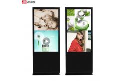 China 65inch Android Digital Signage Player , 8ms Floor Standing LCD Advertising Display Screen supplier