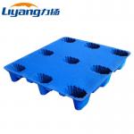 Large Euro Plastic Pallet Stackable HDPE Pallets Four Way Forklift Entry for sale