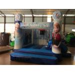 Inflatable Bounce House Combo / Frozen Themed Jump House With Slide For Kids PVC tarpaulin inflatable combo for sale