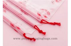 China Custom Moisture Proof Clothes Cosmetics Drawstring Plastic Bags supplier
