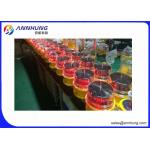 LED Solar Red Obstruction Light , 10cd Low Intensity Aircraft Warning Light IP68