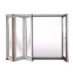 ODM OEM 3 Panel Bi Fold Doors Windows Double Glazed