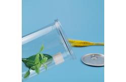 China Clear Round Honey 750ML Easy Open Plastic Food Cans supplier