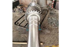 China DP 1.5 25T Herringbone Double Helical Gear Shaft For Mining Equipment supplier