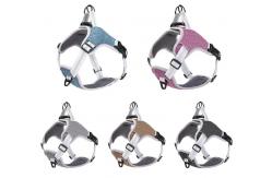 China Adjustable Pet Harness Leash Large Cats Soft Kittens Vest With Reflective Strip supplier