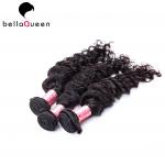 Unprocessed Double Drawn Hair Extensions ,  Remy Human Hair Weave Full Ends