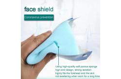 China PET Clear Plastic Protective Face Shield Anti Splash for Prevent Infection supplier
