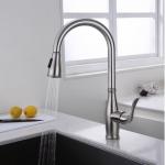 Rotatable Kitchen Drinking Water Faucet 18/10 Stainless Steel Kitchen Taps for sale