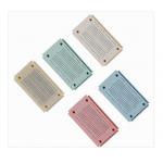 Round Hole Bread board Small Test Board Colored For 29AWG - 20AWG Wires for sale
