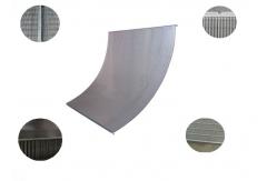China Solid Filtration SS304 600mm Length Sieve Bend Screen , Wedge Wire Mesh supplier