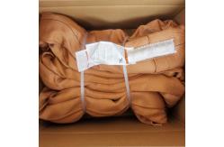 China Brown Polyester Round Sling Heavy Duty Vertical 54000 LBS supplier