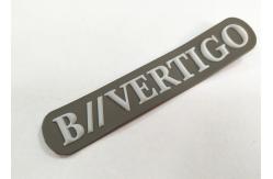 China Customized logo patches 3D soft plastic PVC embossed silicone rubber patch supplier