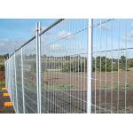 Wire Mesh Infilled Construction Site Temporary Steel Fence Hot Dip Galvanized for sale