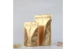 China Tea Coffee Zipper Tin Foil Bag Aluminized Frosted Self Supporting supplier