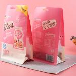 1kg Stand Up Coffee Bag Flat Bottom Zipper Pouch Dry Food Pet Snacks for sale