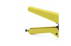 China Hand Held Plastic Pipe Cutter With Stainless Steel Blade And Safety Latch supplier