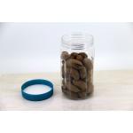 Custom 700ML Pet Plastic Jars Airtight Clear For Dry Fruit / Nut