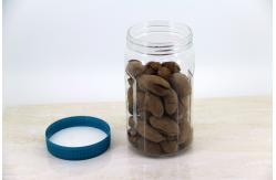 China Custom 700ML Pet Plastic Jars Airtight Clear For Dry Fruit / Nut supplier