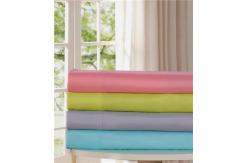 China Solid 6pcs Sheet Set with Embroidery Bedding Set supplier