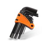 Blackened Allen Hex Key Lengthened With Magnetic Head Wrench Set for sale