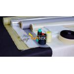Fireproof Silicone Rubber Coated Braided Fiberglass Fabrics for sale