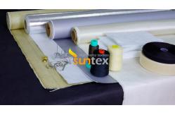 China High Temperature Silicone Coated Fiberglass Fabric For Flexible Connector supplier