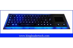 China Customizable Illuminated Metal Keyboard High Resistant With Integrated Touchpad supplier