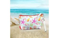 China Biodegradable Printed Polyester Cosmetic Bag With Handle supplier