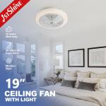 Compact Size DC Motor Ceiling Fan with Remote Control 1stshine and Color Temperature for sale