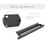 25 / 50 Port CAT3 RJ11 Voice Patch Panel 6P4C Type Krone / 110 IDC for sale