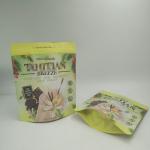 Gold Foil Stand Up Pouches 200g / 250g For Protein Powder Logo Customized for sale