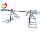 SIPZ Underground Cable Installation Tools 5 tons Integrated Reel Stand With Disc Tension Brake SIPZ5A for sale