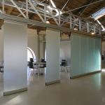 Sliding Partition Walls Glass Partition Top And Bottom Frameless Glass Movable Partition For Balcony for sale