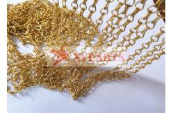China Anodized Lightweight Double Hook Aluminum Door Hanging Chains supplier