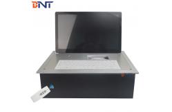 China Keyboard Motorized Monitor Lift Aluminum Alloy Brushed With 19 FHD Screen supplier
