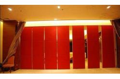 China Classroom Folding Partition Walls , 85mm Leather Operable Room Dividers supplier