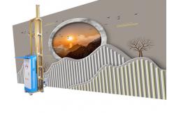 China 720dpi Up To 2880dpi Digital Wall Printing Machine , Print On Wall Machine supplier