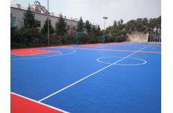 China Recycled Indoor Sports Flooring Antimicrobial Pp Interlocking Tiles supplier