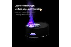 China ABS material Fire Flame Humidifier 12W 350ml With Timing supplier