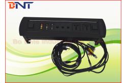 China Conference Desk Mounted Power Sockets With USB / RJ45 / VGA Connection Cables supplier