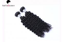China Grade 7A Unprocessed Peruvian Human Hair Deep Wave Hair Weft For Women supplier