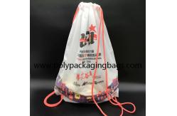 China 7mm Cotton Rope CPE LDPE Plastic Drawstring Backpack supplier