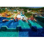 ODM Swimming Pool Playground Amusement Games China Rainbow High Speed Water Slide for sale