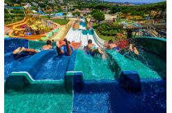 China ODM Swimming Pool Playground Amusement Games China Rainbow High Speed Water Slide supplier
