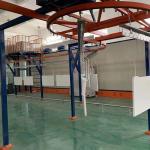 Custom Overhead Conveyor Coating Line Conveyor Paint Line For Large And Bulky Items for sale